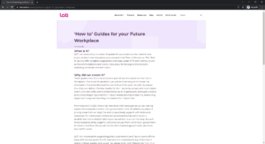 Screenshot of 'How to' guides webpage