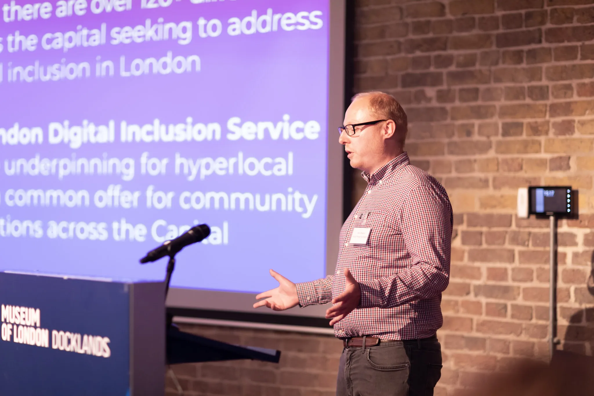Rob Shapiro from Good Things Foundation announcing our plans for a new digital inclusion service for London